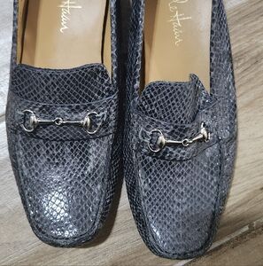 Cole Haan Snakeskin Loafers